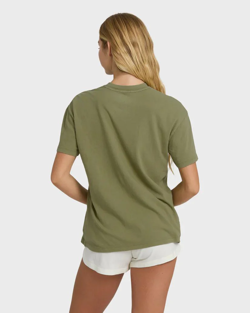 Dark Olive Flying To The Moon Short Sleeve T-Shirt - Image 2
