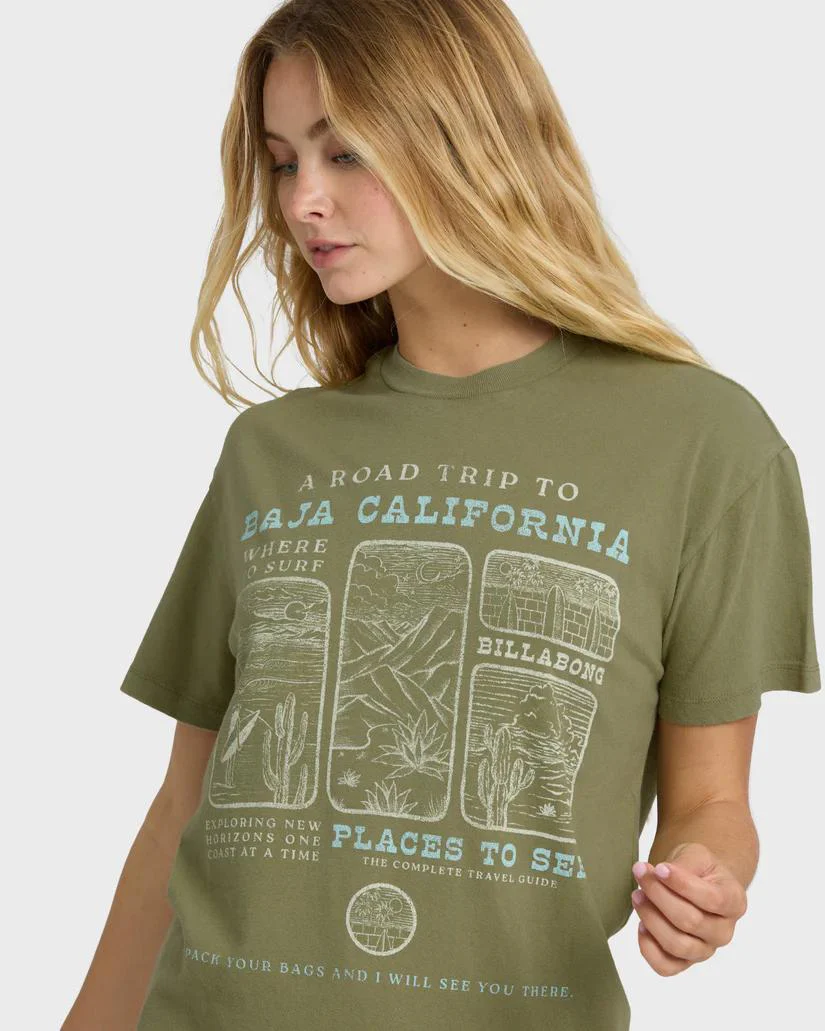 Dark Olive Flying To The Moon Short Sleeve T-Shirt - Image 4