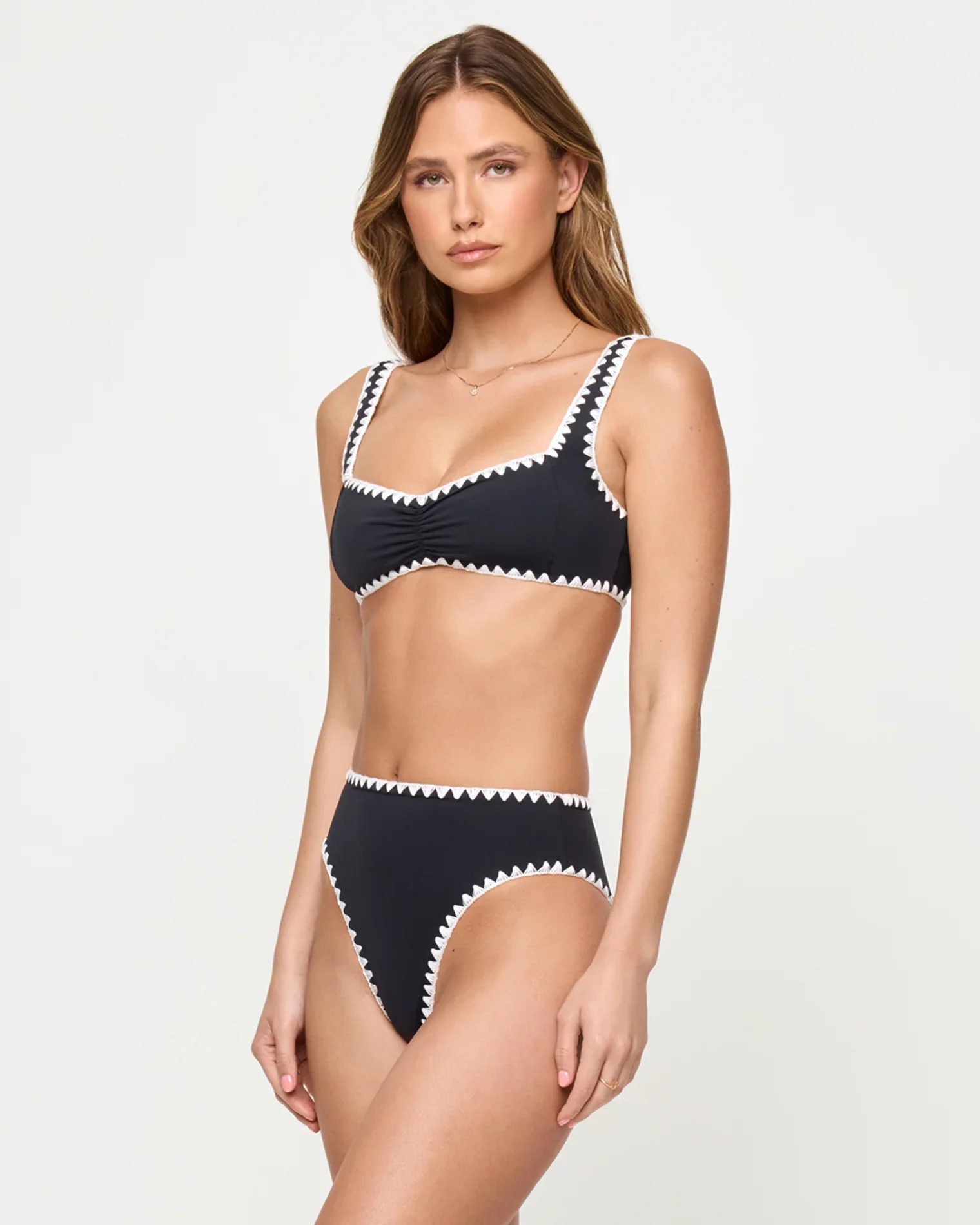 Black/Cream Effie Top - Image 3