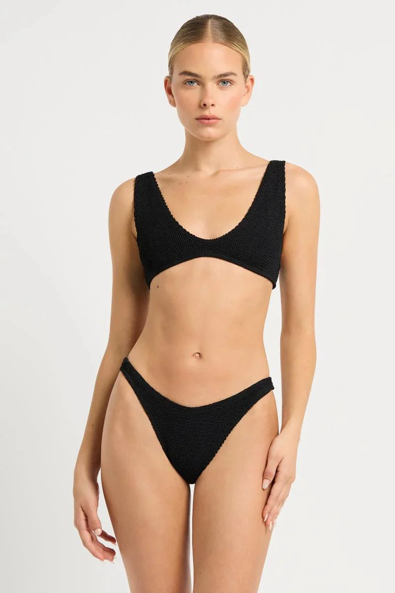 Black Recycled The Scout Top