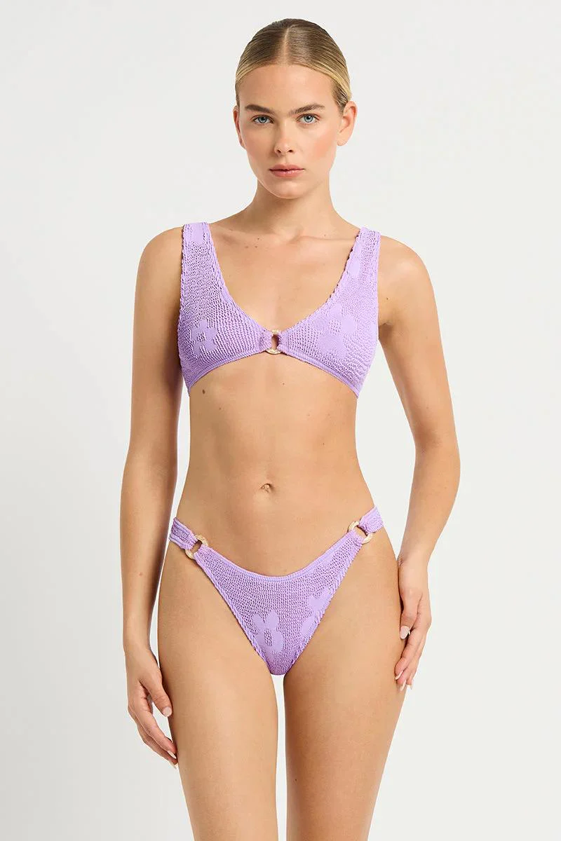 Lavender Floral The Ring Scout Top