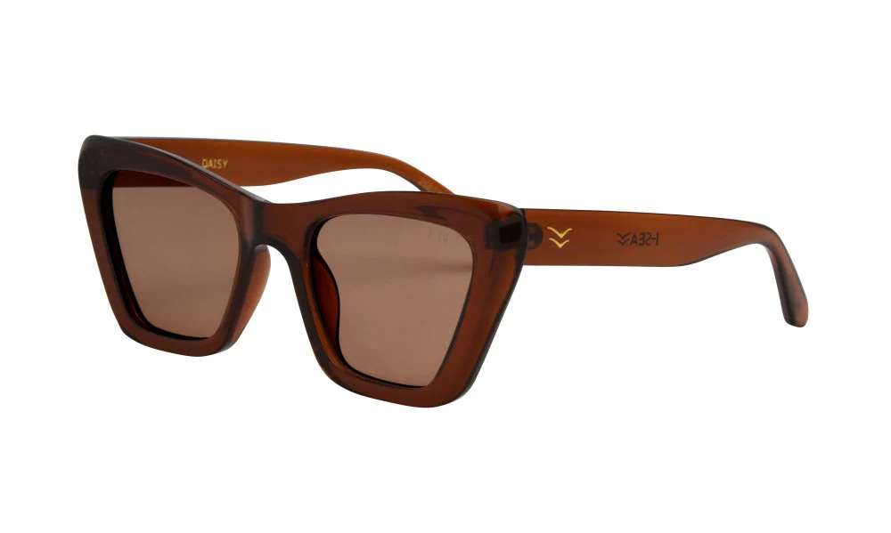 Cola/Rose Polarized Daisy Sunglasses - Image 2