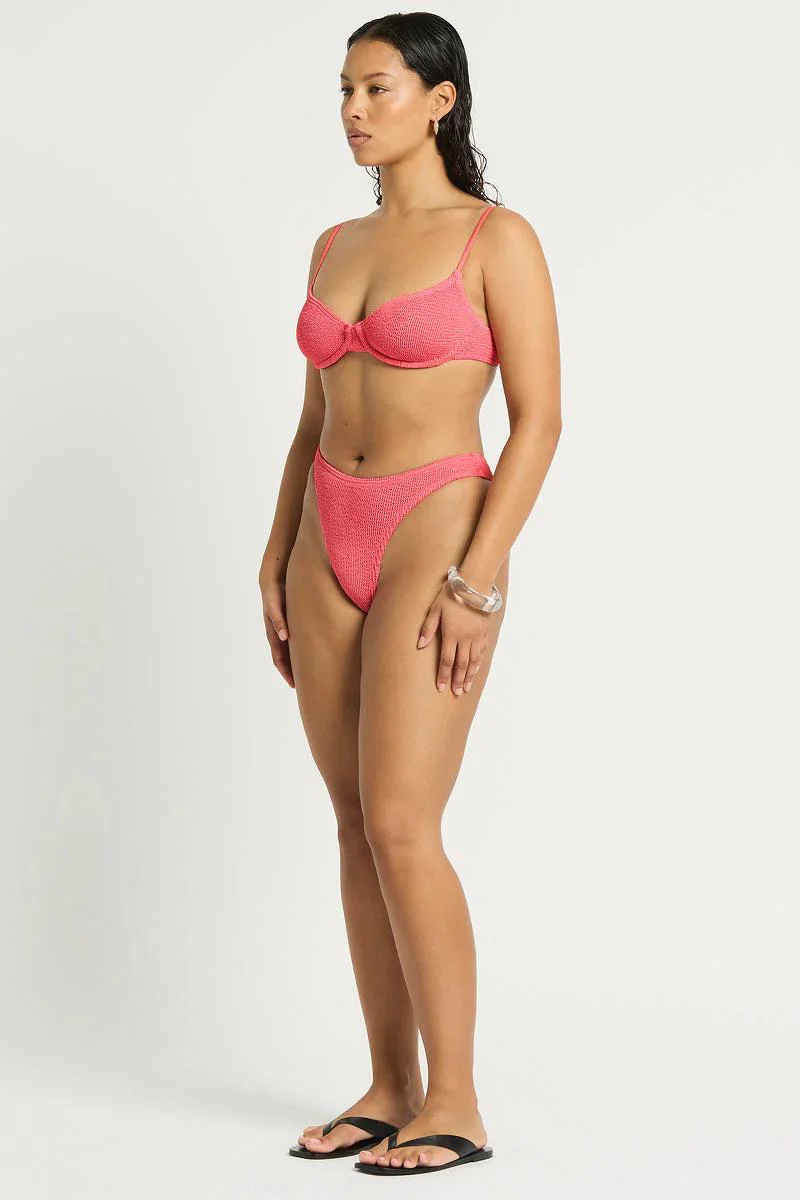 Coral Pink The Gracie Balconette Top - Image 3