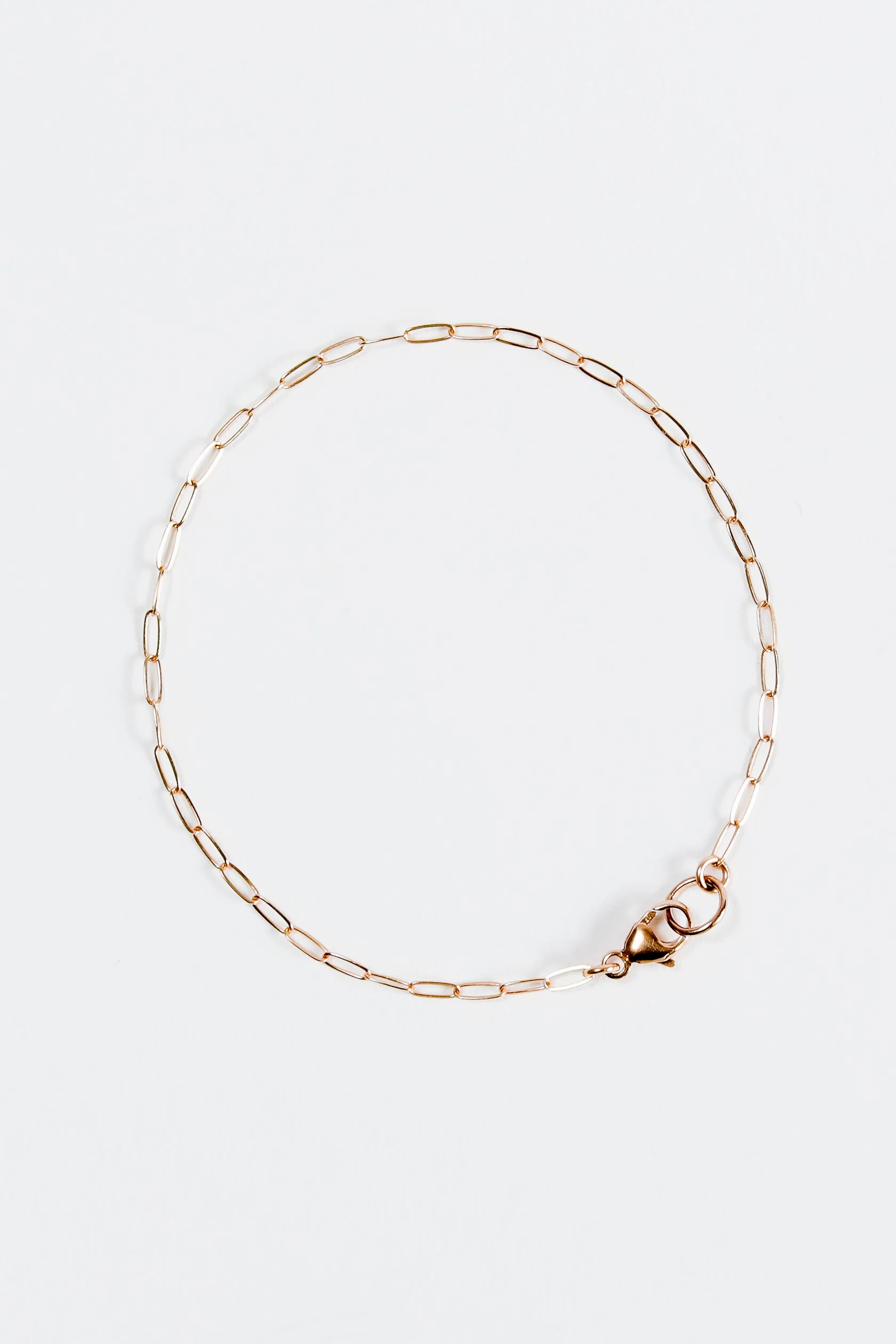 Dainty Paperclip Chain Bracelet - Image 2