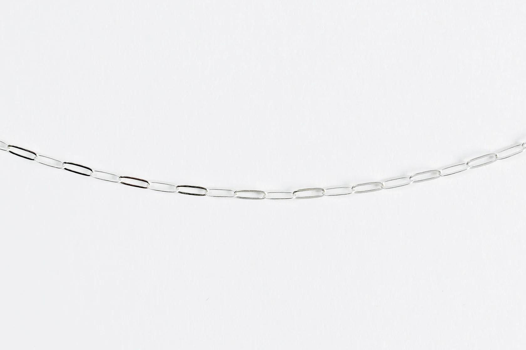 Dainty Paperclip Chain Necklace