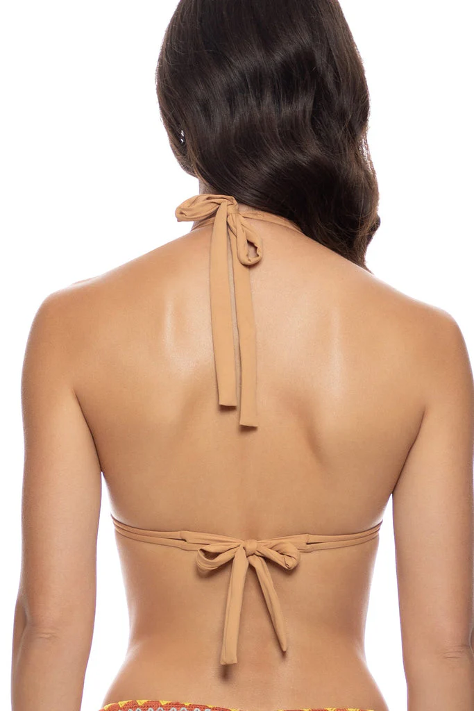 High Noon Heat Multicolor Triangle Halter Top - Image 3