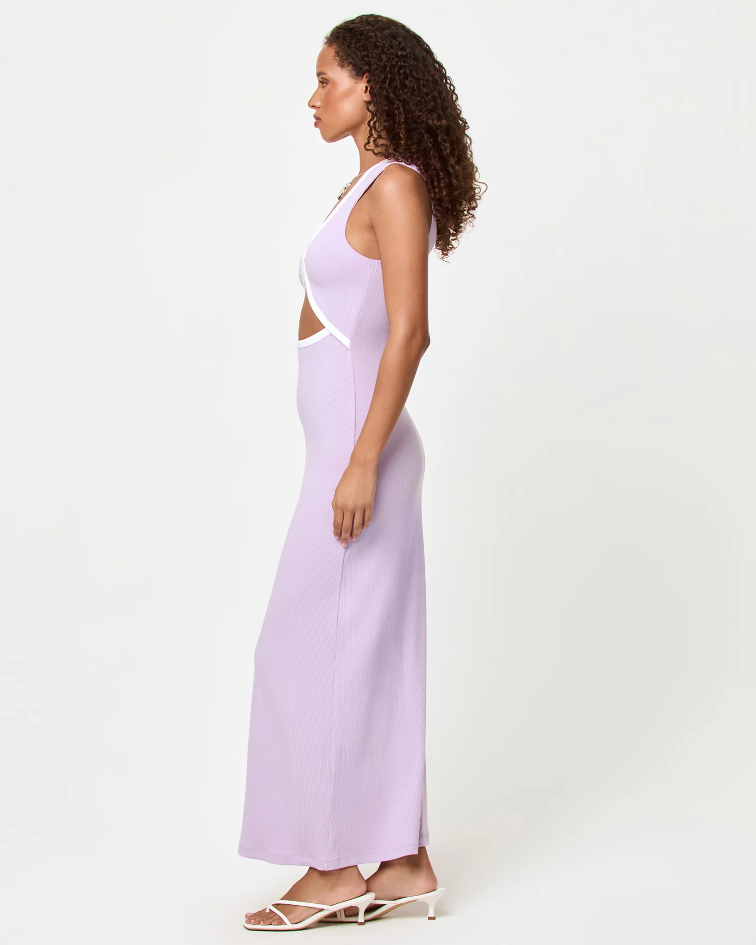 Lady Lilac Cream Steph Dress - Image 3