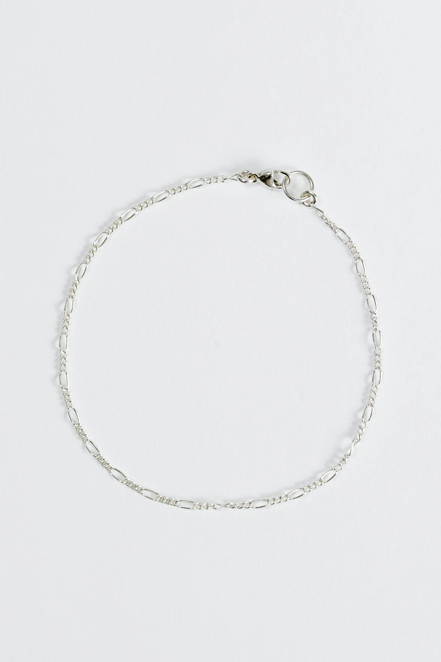 Large Figaro Chain Bracelet