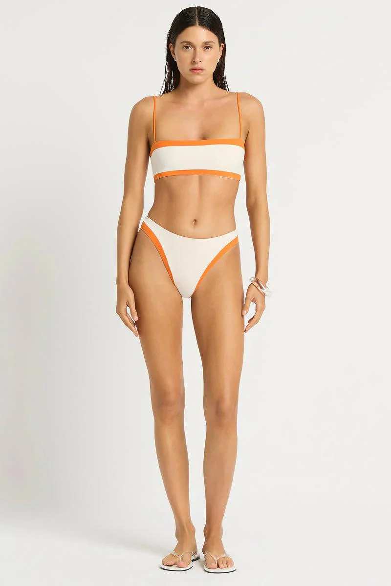 Mandarin/Coconut The Fosca Reversible Bottom - Image 2