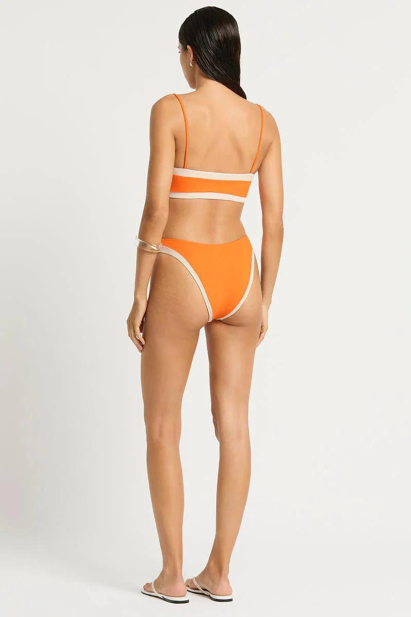 Mandarin/Coconut The Fosca Reversible Top - Image 2