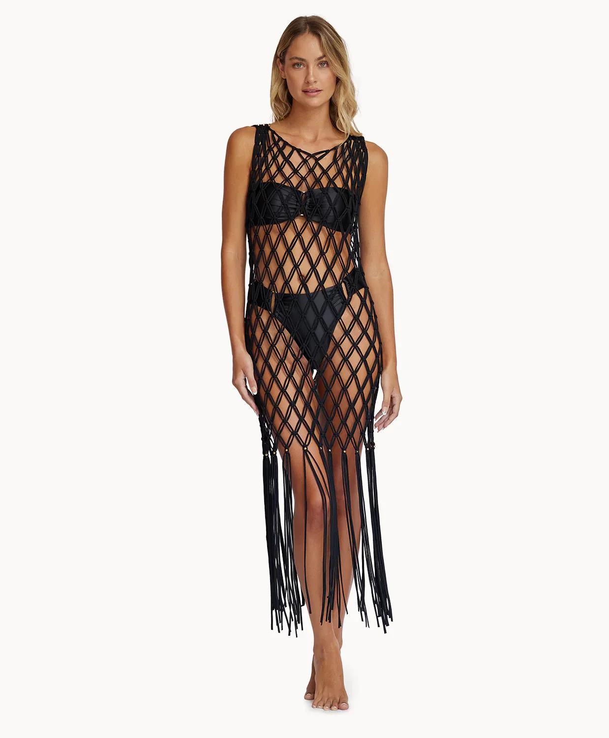 Midnight Beaded Brynn Cover Up - Image 3