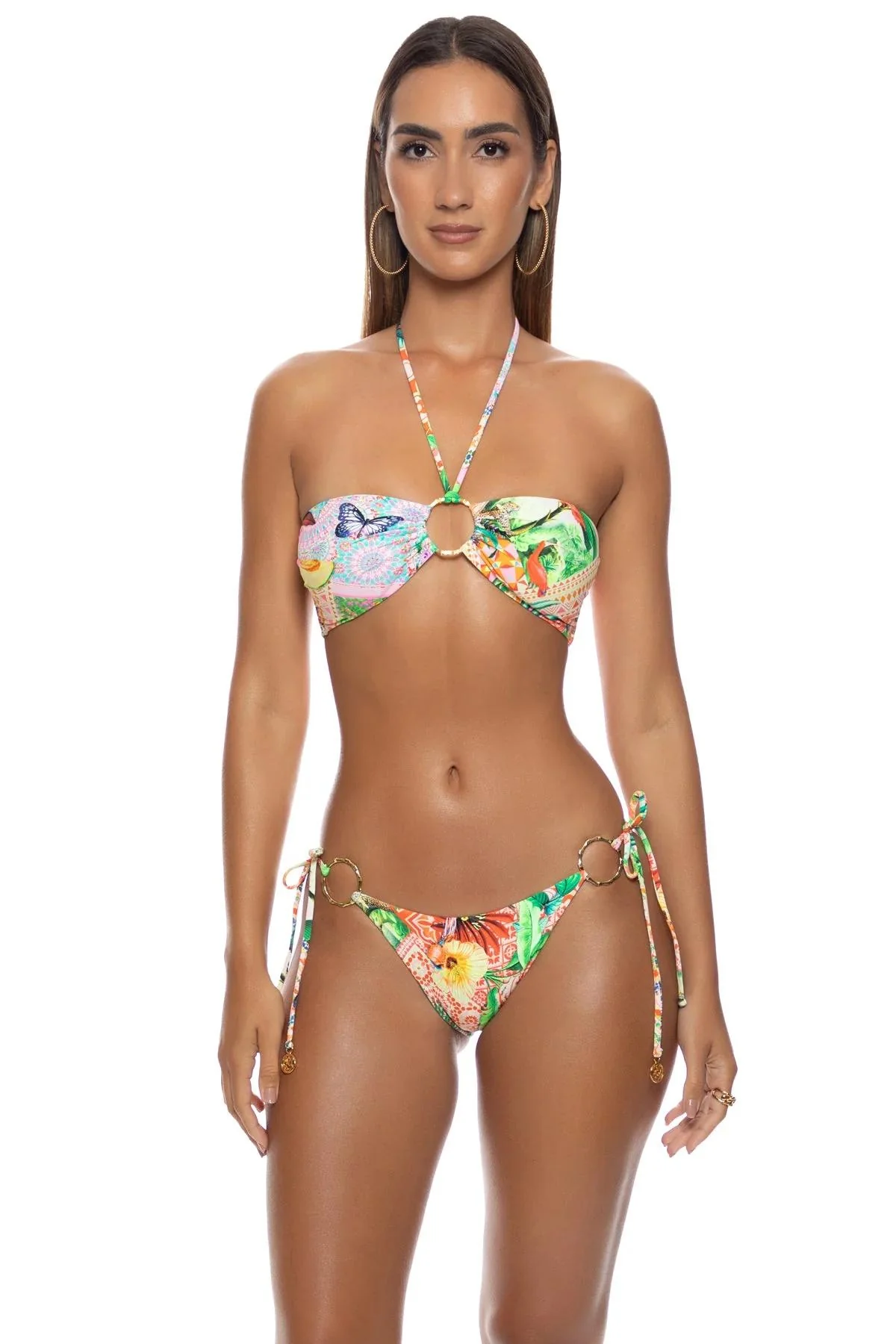 Multicolor Opulent Eden Ring Seamless Full Tie Side Bottom - Image 4