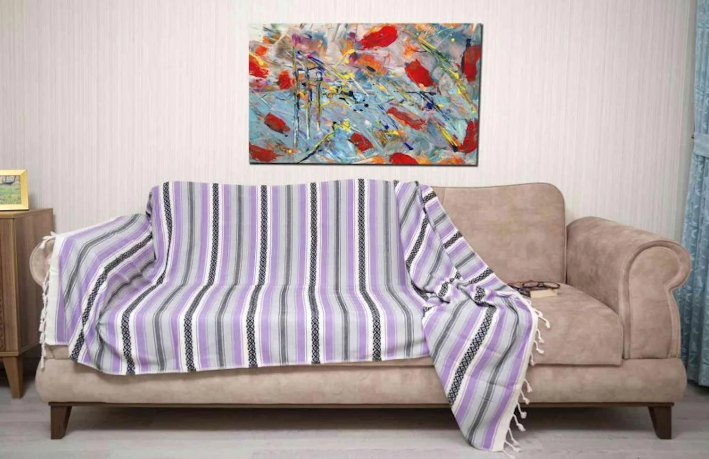 San Jose XL Mexican Style Throw Blanket - Image 2