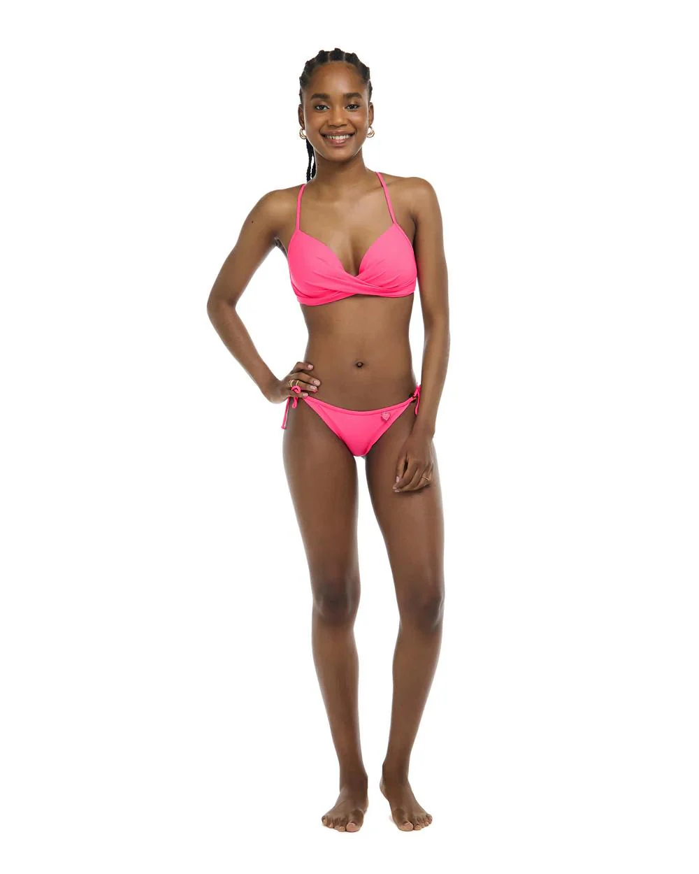 Smoothies Bubble Gum Kerry Fixed Triangle Bikini Top - Image 3