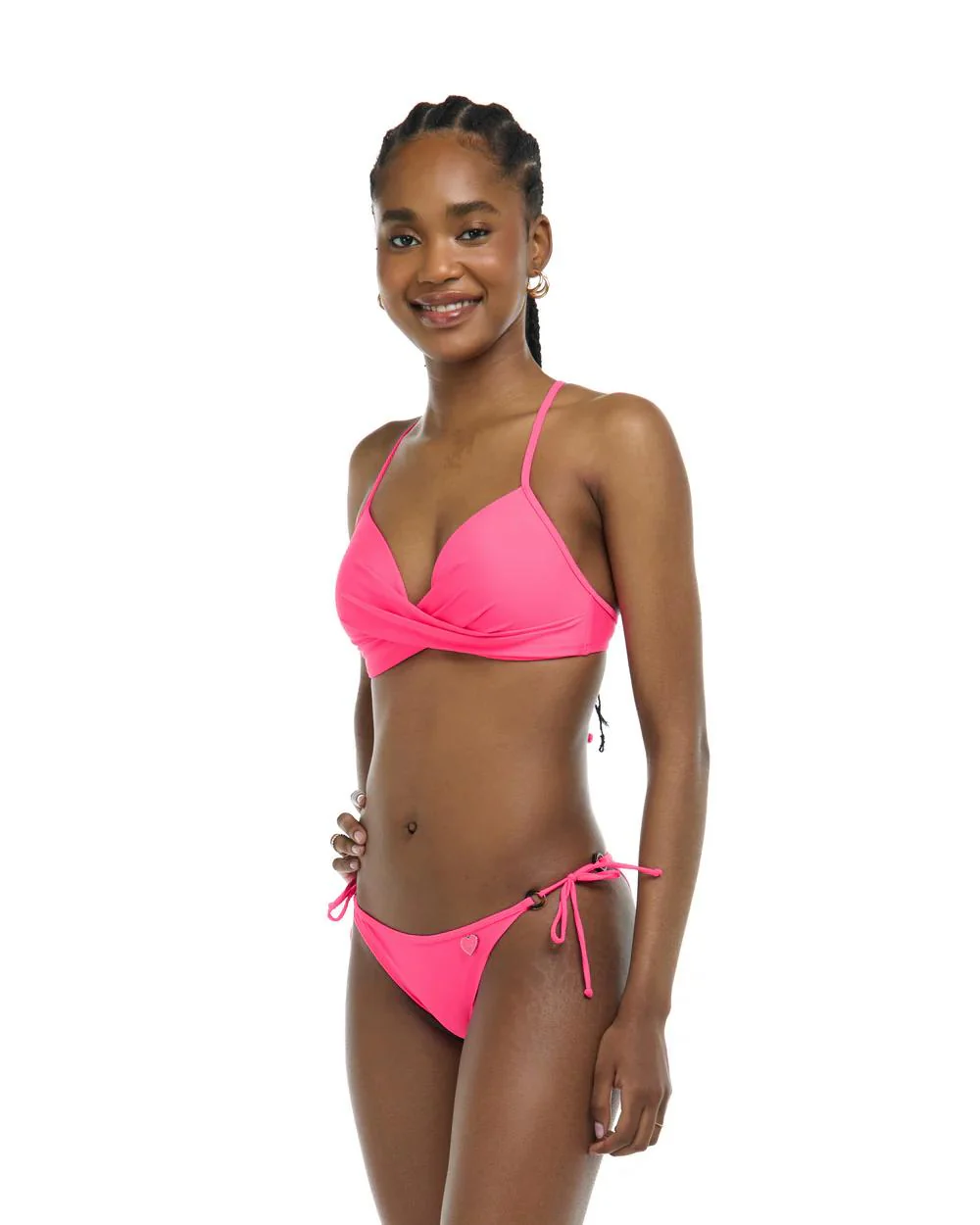 Smoothies Bubble Gum Kerry Fixed Triangle Bikini Top - Image 4